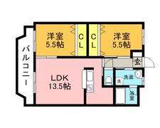 サクラミレ川津の間取り画像