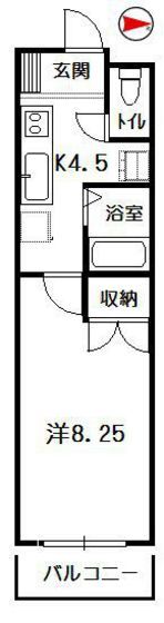 ファミール北方の間取り画像
