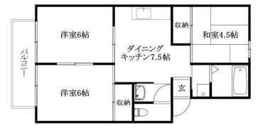 リッツハウス西垣生の間取り画像