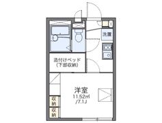 レオパレスルーナ スペランツァの間取り画像