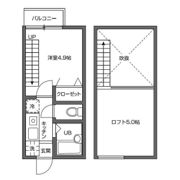 カーサベルデ中野の間取り画像