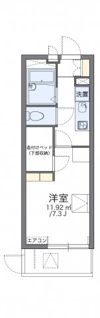 レオパレスアゼリア蛍池の間取り画像