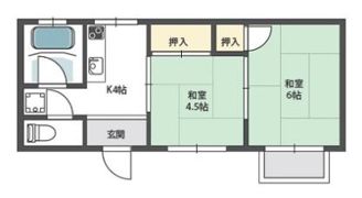 Kハイツの間取り画像