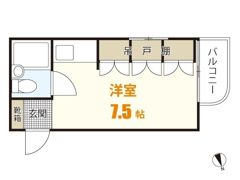 アイビル長束の間取り画像