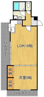 プレアール古船場町の間取り画像