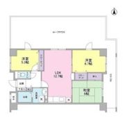 レジデンス鷹ヶ巣千里中央の間取り画像