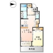 ルナキャットの間取り画像