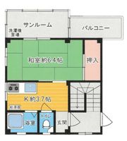 松本マンションの間取り画像