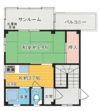 松本マンションの間取り画像