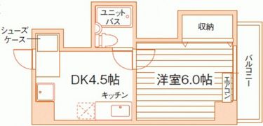 グレイス岡山の間取り画像