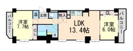 コンドミニアム魚崎の間取り画像