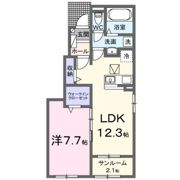 フェリーチェ 向日葵 Ⅰの間取り画像