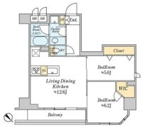 クレストコート志村坂上の間取り画像