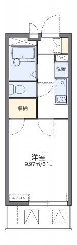 レオパレスハピネスオリーブの間取り画像
