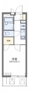 レオパレスハピネスオリーブの間取り画像