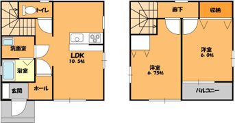 プレミールの間取り画像