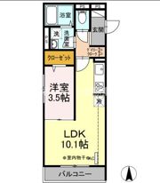 D-room浜町の間取り画像