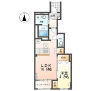 仮）高崎市上小鳥町T様新築アパートB棟の間取り画像