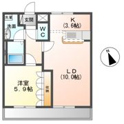 メープルコートの間取り画像