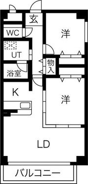 ロフティ上野の間取り画像