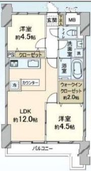 シティマンション平尾2の間取り画像