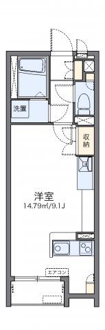 レオネクストカーサカメヤマの間取り画像