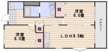 プルミエル アン・ドゥーの間取り画像