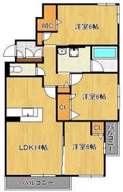 シャーメゾンステージ千代ケ崎の間取り画像