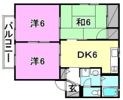 グラッド森田の間取り画像
