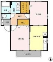 ドミール天川E棟の間取り画像