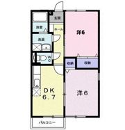 フラワーヒルズ Aの間取り画像