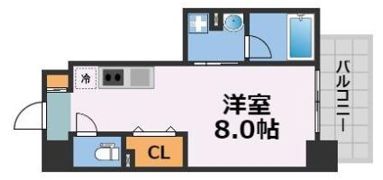 アプリーレ京町堀の間取り画像