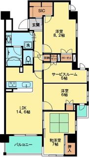 グランドメゾン洋光台の間取り画像
