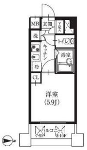 ラ・レジダンス・ド・千駄木の間取り画像