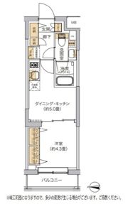 リビオメゾン湯島の間取り画像