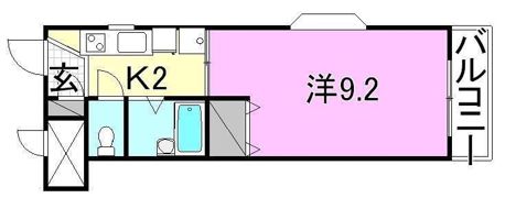 クリエイションビル立花の間取り画像