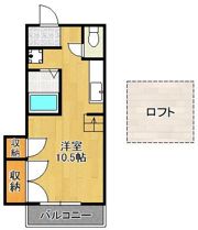 オアシス上津役の間取り画像