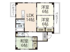 フラワーハイツⅥの間取り画像