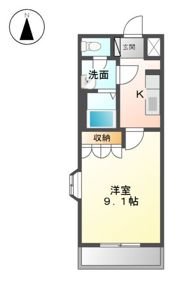 シェルル南方の間取り画像