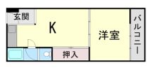 濱田魚崎マンションの間取り画像