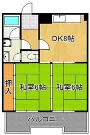 オアシス鳴水の間取り画像