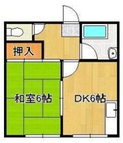 山縣ハイツの間取り画像