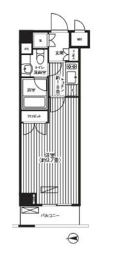 グランハイツ東新宿の間取り画像
