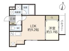 GREENHILL HATSUKAICHIの間取り画像