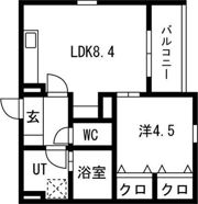 Anecis今池北の間取り画像