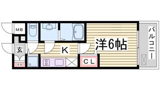 プレサンスKOBEアモーレの間取り画像