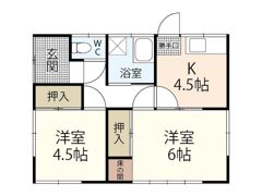 植本貸家の間取り画像