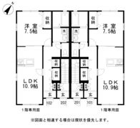 ラグドール A棟の間取り画像