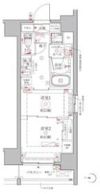 クレイシアIDZ台東竜泉の間取り画像