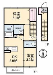 フォレスタ ディ パーチェの間取り画像